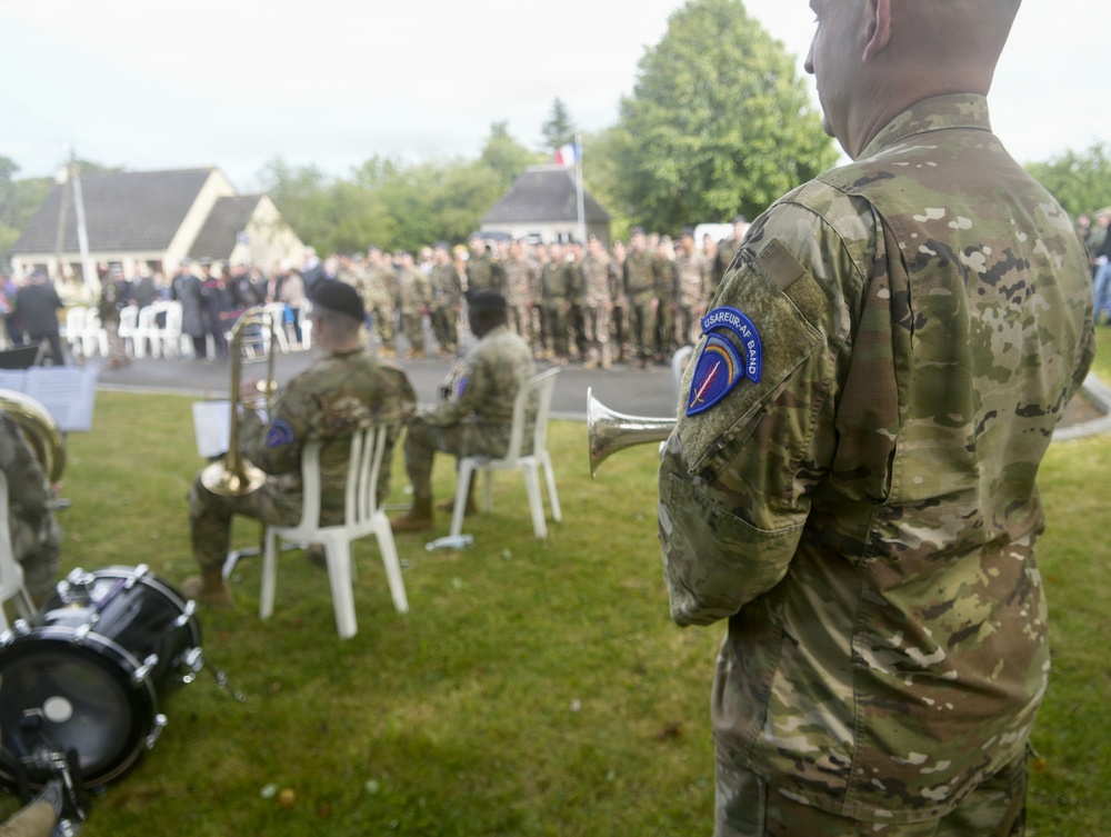 Currahee Legacy Honored at 101st Airborne Division Memorial Ceremony in Sainte-Mère-Église