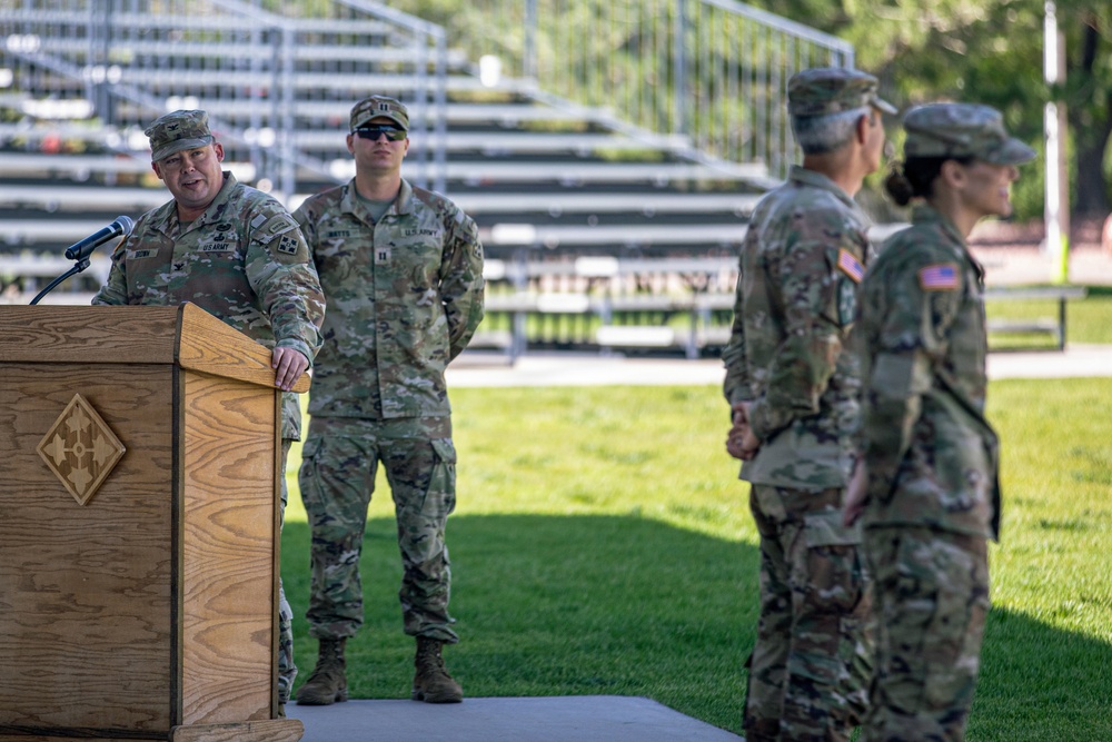 Headquarters and Headquarters Battalion, 4th Infantry Division Artillery, 4th Infantry Division, Change of Command Ceremony