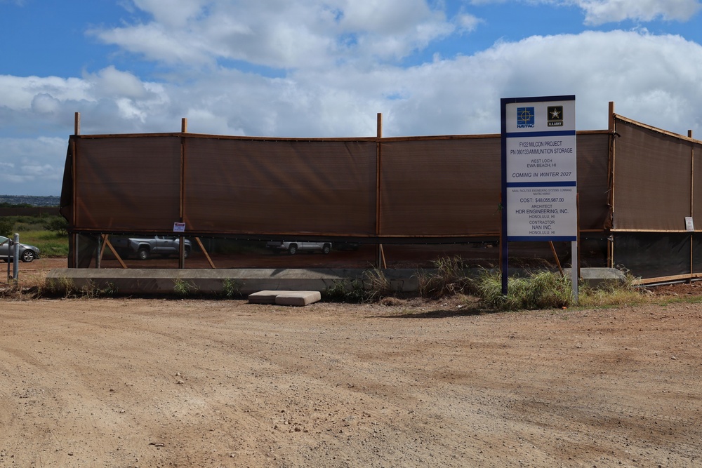 NAVFAC Hawaii, U.S. Army, Nan Inc. host ammunition storage groundbreaking ceremony
