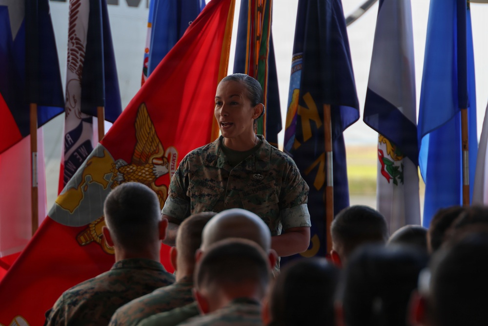 VMGR-153 Relief and Appointment ceremony