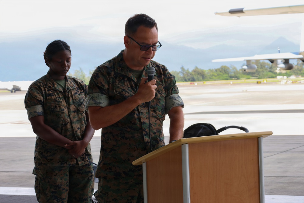 VMGR-153 Relief and Appointment ceremony
