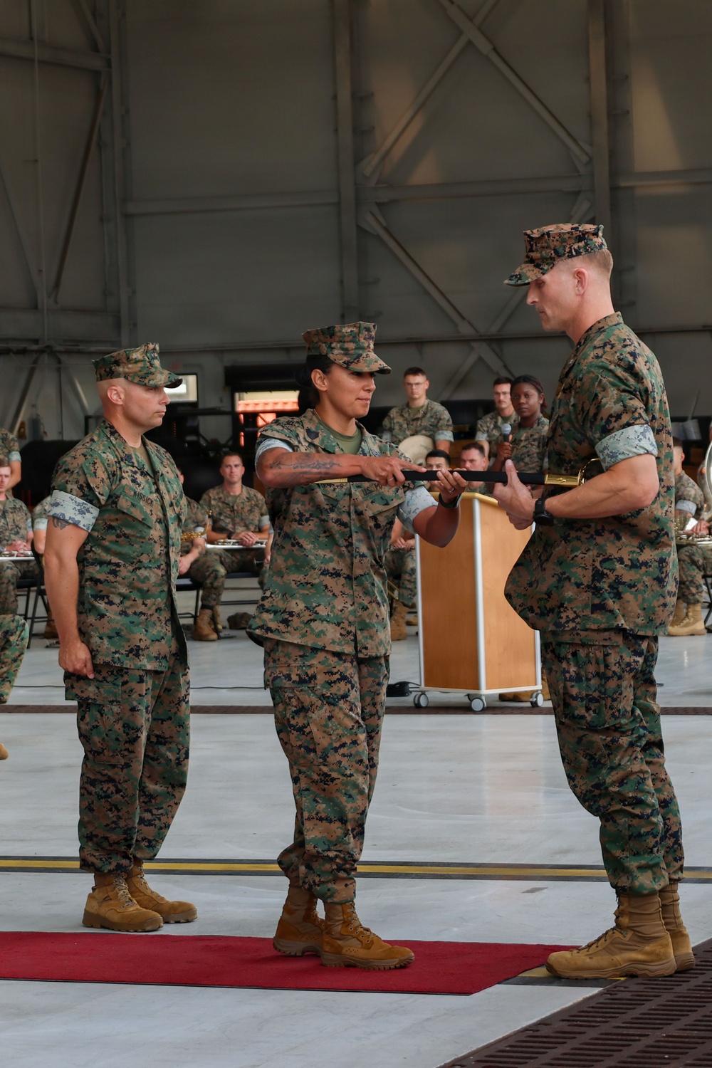 VMGR-153 Relief and Appointment ceremony