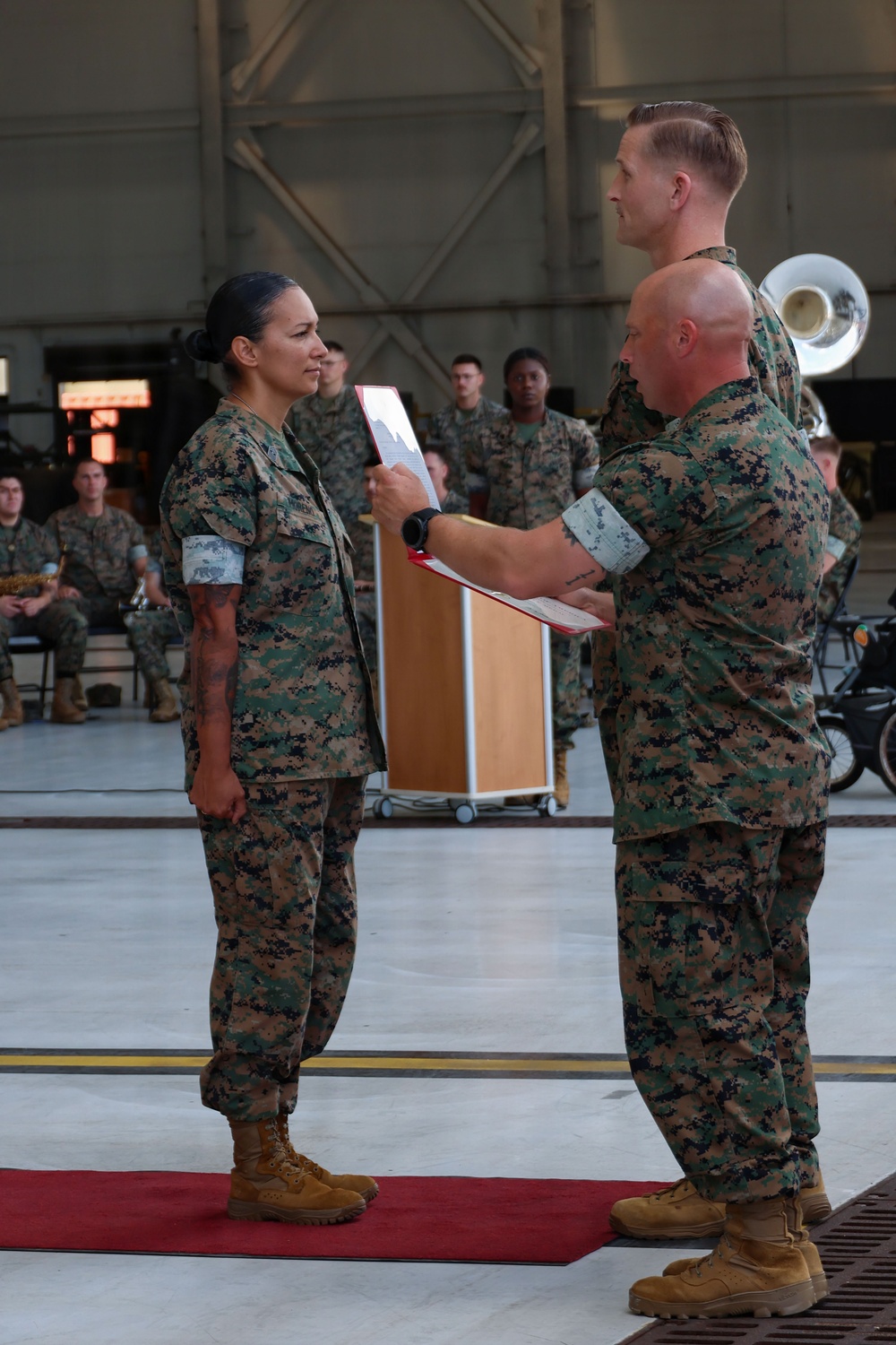 VMGR-153 Relief and Appointment ceremony