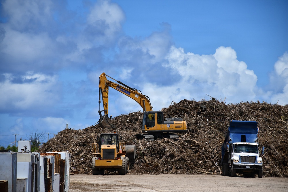 Debris Processing Supports Sinlaku Recovery in Saipan