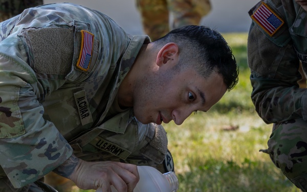 U.S. Army Soldiers Conduct Combat Life Saver Training