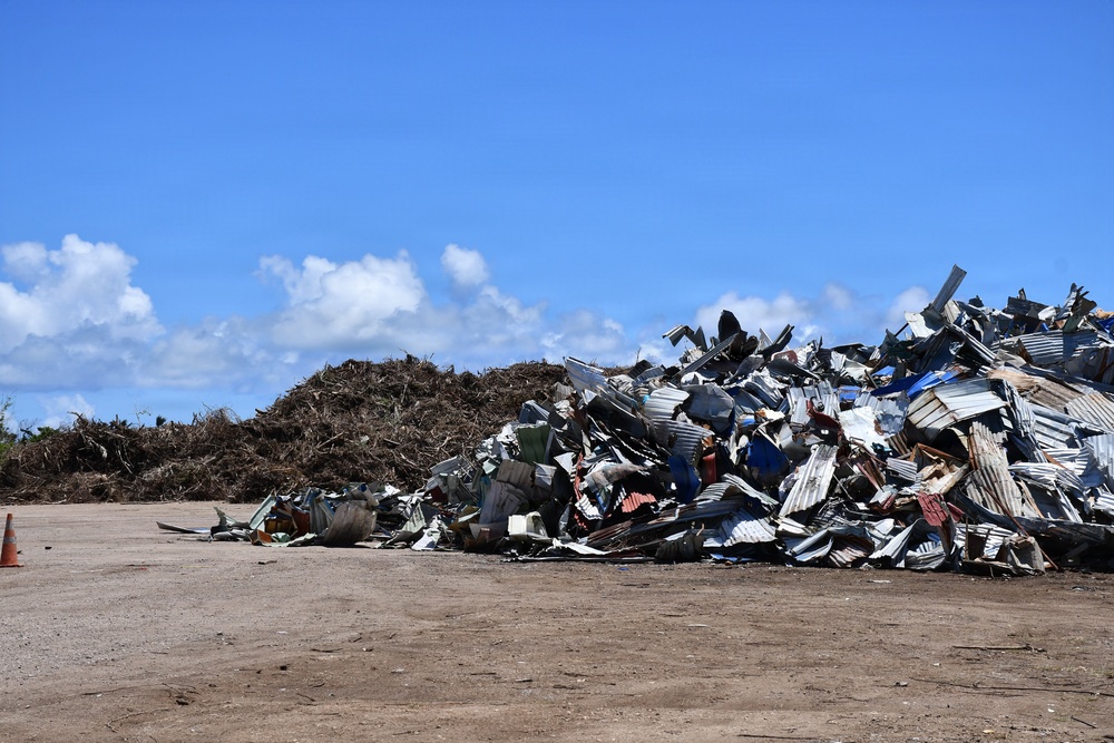 Debris Processing Supports Sinlaku Recovery in Saipan