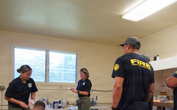 Hawaiʻi National Guard 93rd Civil Support Team (93rd CST) and Hawaiʻi Island Fire Department train in readiness and response