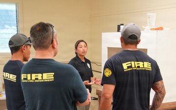 Hawaiʻi National Guard 93rd Civil Support Team (93rd CST) and Hawaiʻi Island Fire Department train in readiness and response