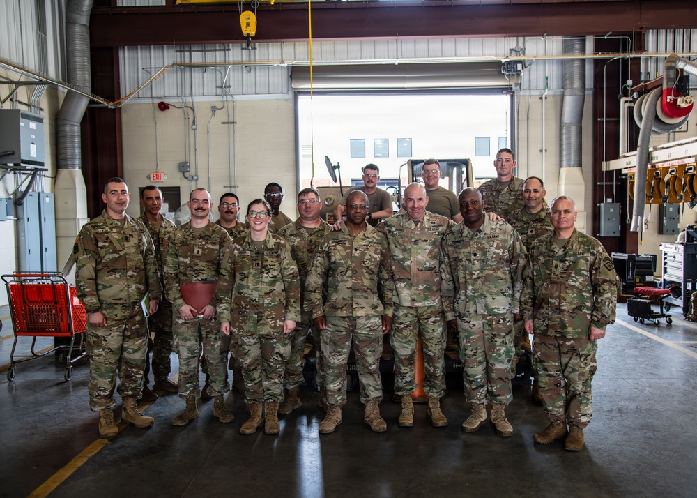 Combined Support Maintenance Shop TAG Visit Brig. Gen Chad Bridges