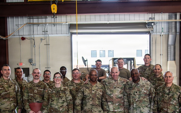 Combined Support Maintenance Shop TAG Visit Brig. Gen Chad Bridges