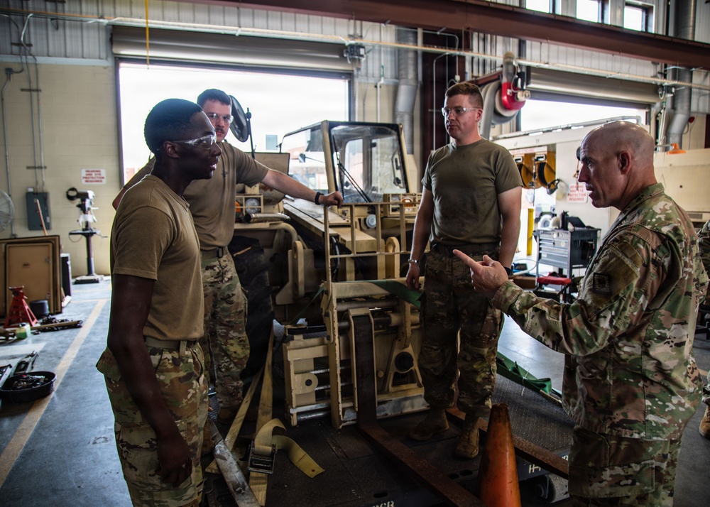 Combined Support Maintenance Shop TAG Visit Brig. Gen Chad Bridges