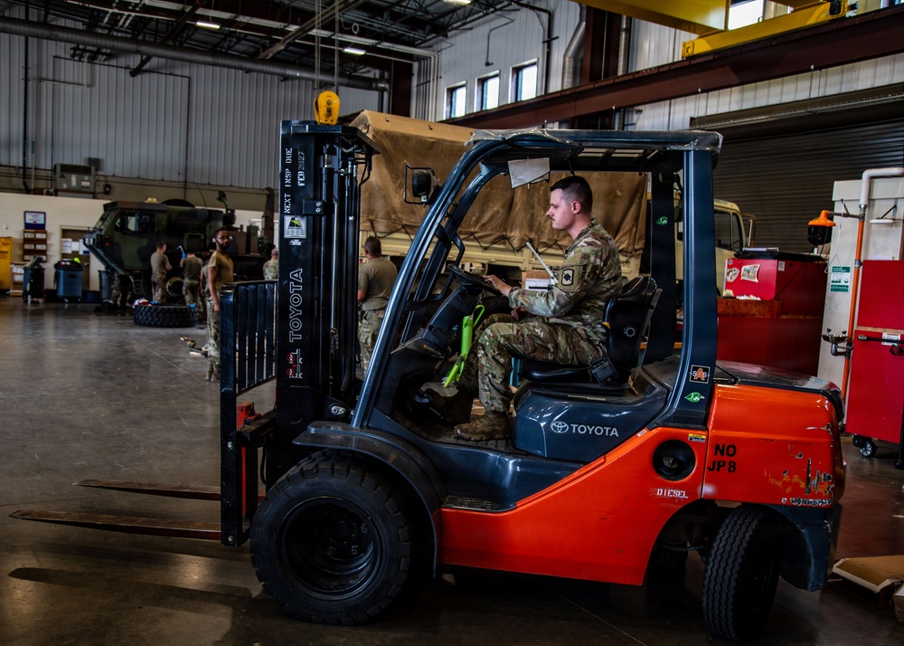 Combined Support Maintenance Shop TAG Visit Brig. Gen Chad Bridges