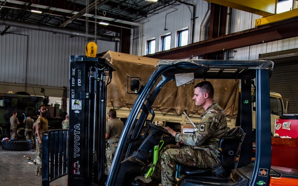 Combined Support Maintenance Shop TAG Visit Brig. Gen Chad Bridges