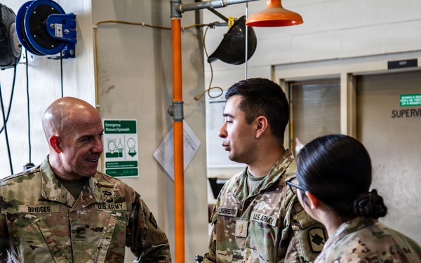 Combined Support Maintenance Shop TAG Visit Brig. Gen Chad Bridges