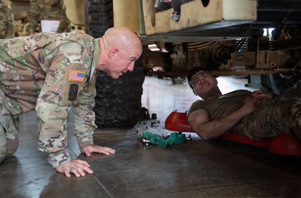 Combined Support Maintenance Shop TAG Visit Brig. Gen Chad Bridges