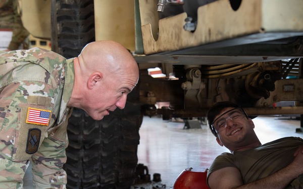 Combined Support Maintenance Shop TAG Visit Brig. Gen Chad Bridges