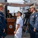 Vice Adm. Doug Perry participates in Wavy10 interview aboard DDG 128