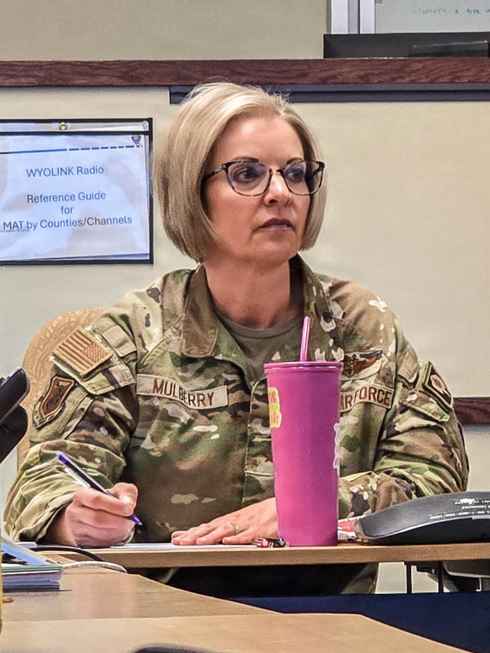 Brig. Gen. Mulberry participates in wildfire preparedness exercise