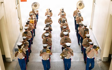Morning Colors and Charlie Company Graduation