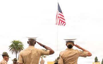 Morning Colors and Charlie Company Graduation