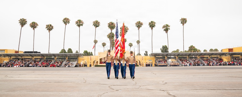 Morning Colors and Charlie Company Graduation