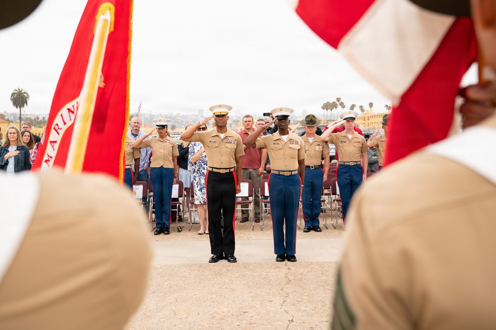 Morning Colors and Charlie Company Graduation