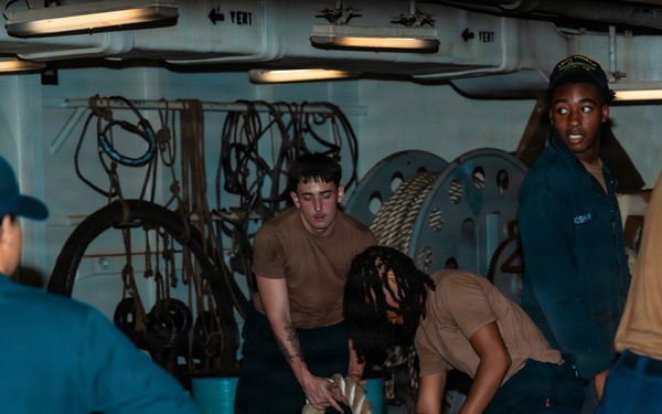 Nimitz Prepares to Depart Jamaica