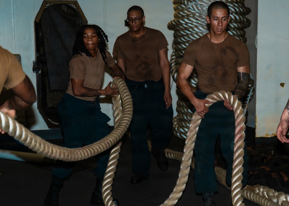 Nimitz Prepares to Depart Jamaica