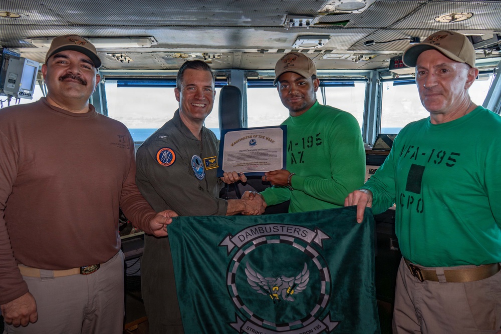 George Washington Recognizes Warfighter of the Week