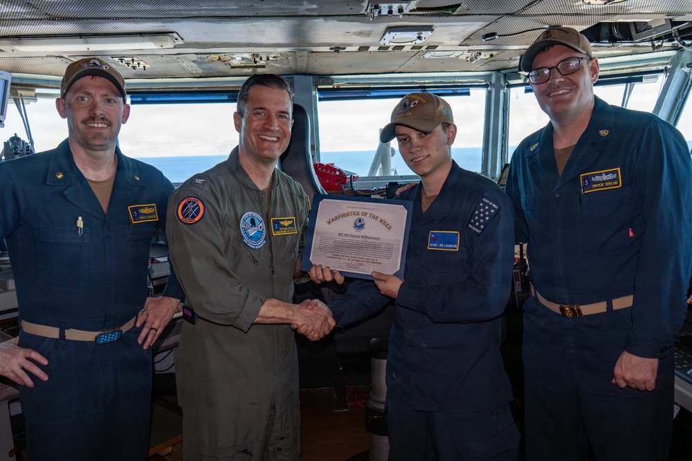 George Washington Recognizes Warfighter of the Week
