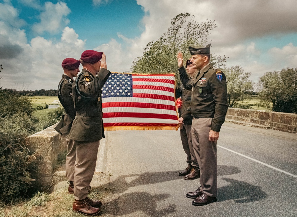 D-Day82: Reenlistment Ceremony