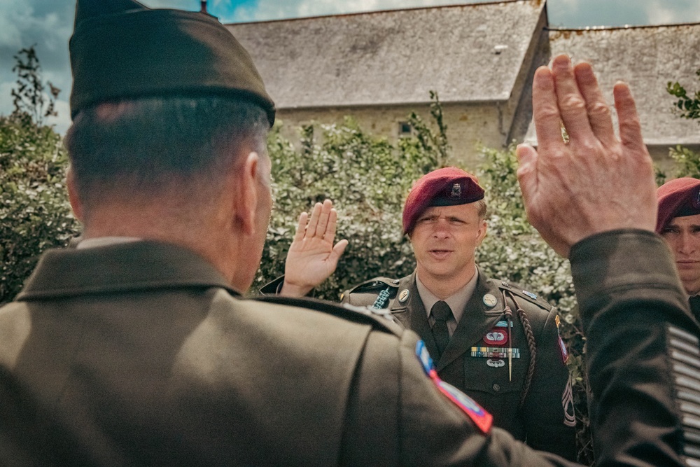 D-Day82: Reenlistment Ceremony