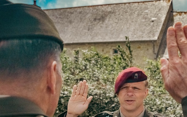 D-Day82: Reenlistment Ceremony