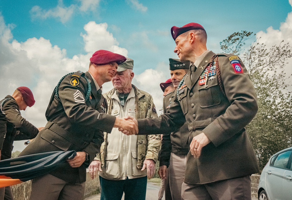 D-Day82: Reenlistment Ceremony