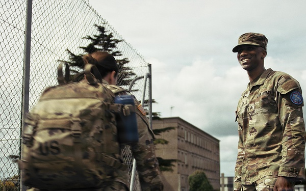 Paratroopers and Rangers commemorate Signal Monument in Sainte-Mère-Église for D-Day 82