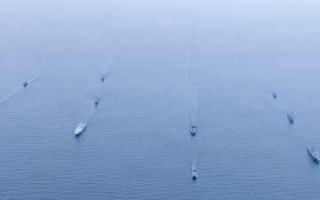 BALTOPS 26 Ships Sail in Formation
