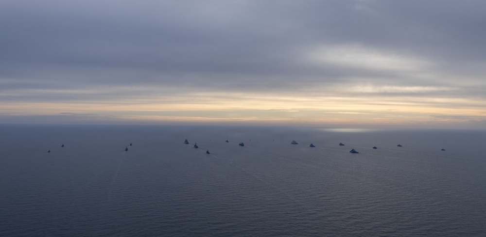 BALTOPS 26 Ships Sail in Formation