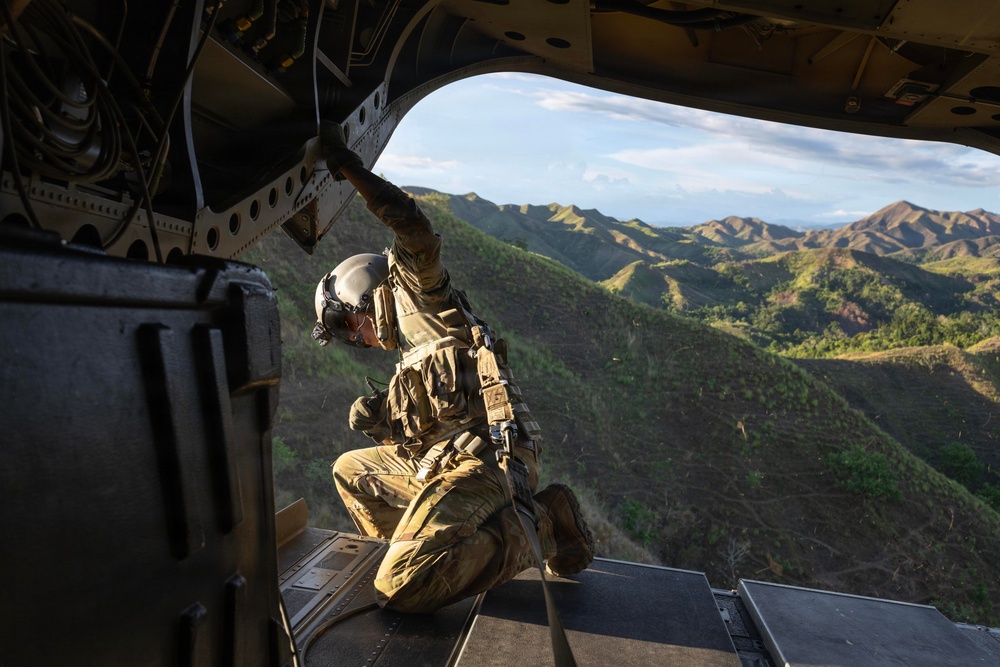 Salaknib 2026: Task Force Saber conducts CH-47 Chinook morale flight