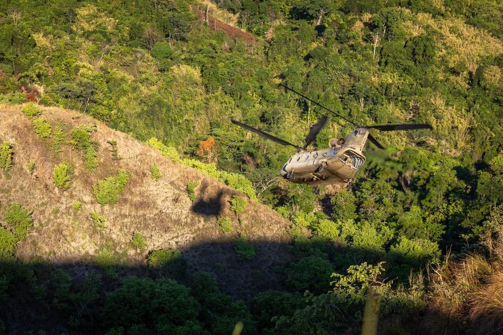 Salaknib 2026: Task Force Saber conducts CH-47 Chinook morale flight