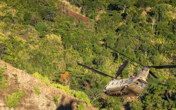 Salaknib 2026: Task Force Saber conducts CH-47 Chinook morale flight