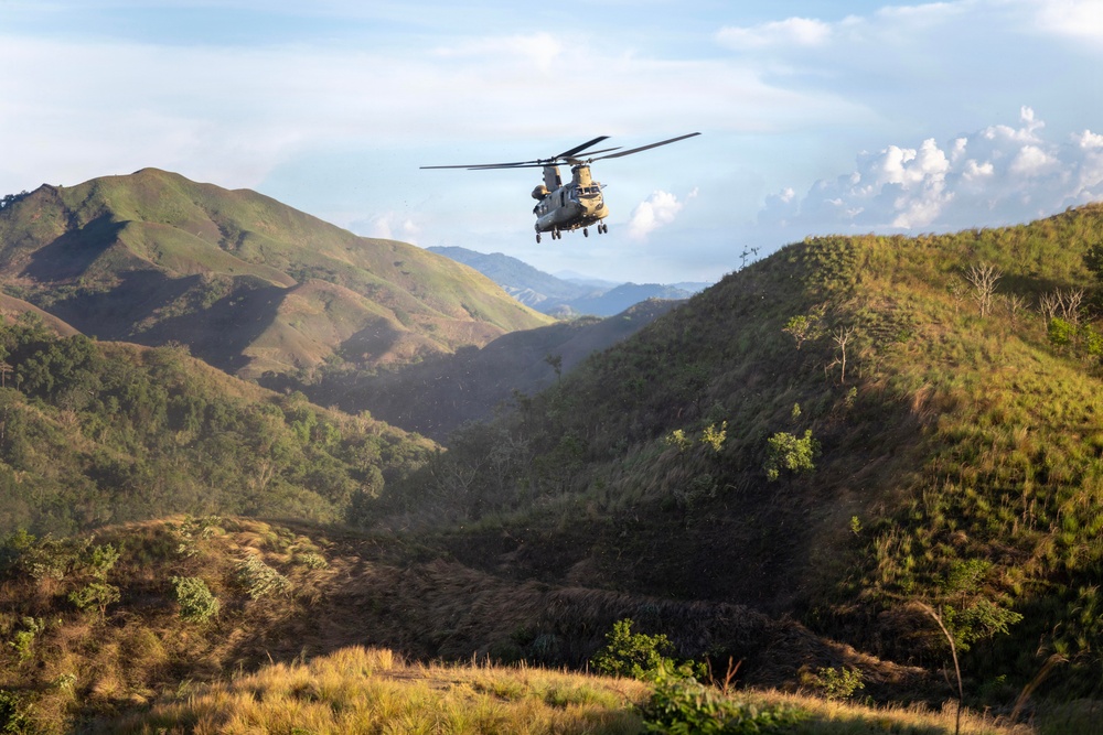 Salaknib 2026: Task Force Saber conducts CH-47 Chinook morale flight