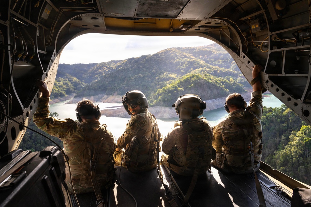 Salaknib 2026: Task Force Saber conducts CH-47 Chinook morale flight