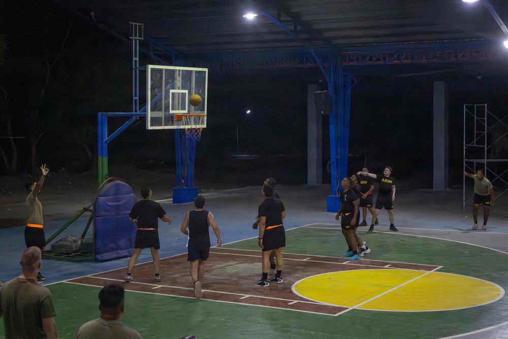 Salaknib 2026: Task Force Saber and Philippine Army play in basketball tournament