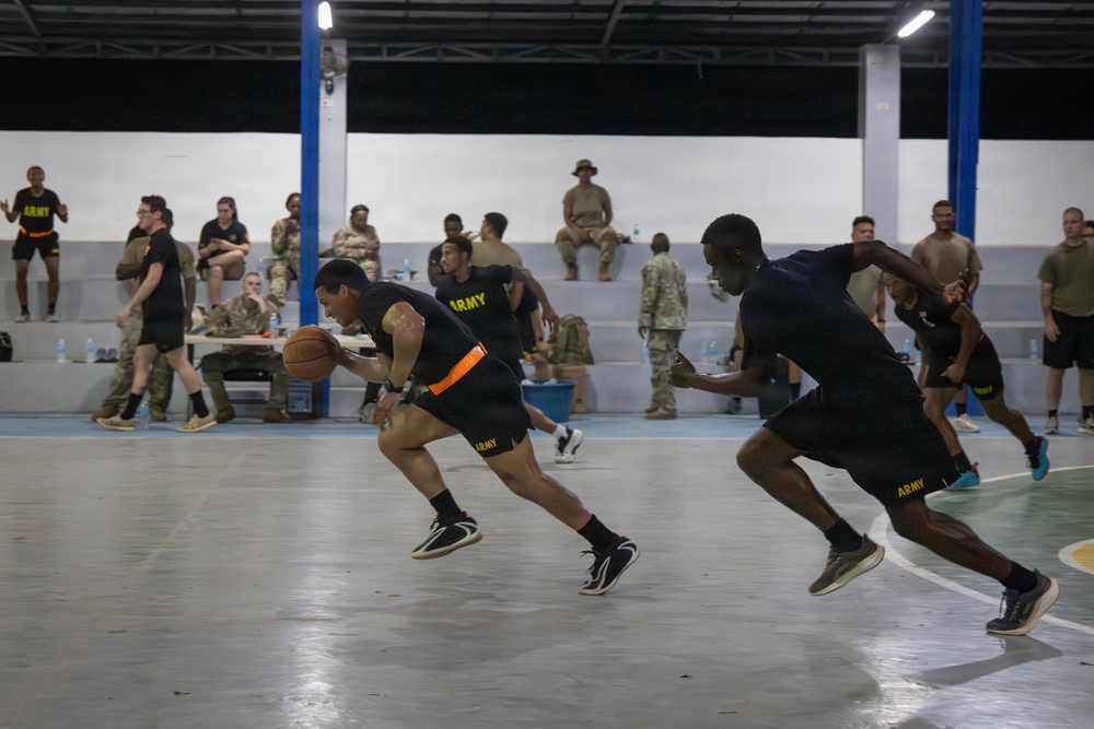 Salaknib 2026: Task Force Saber and Philippine Army play in basketball tournament