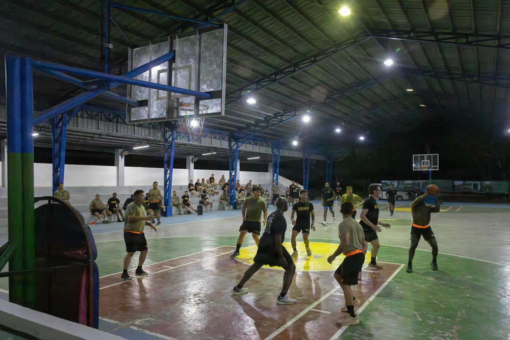 Salaknib 2026: Task Force Saber and Philippine Army play in basketball tournament