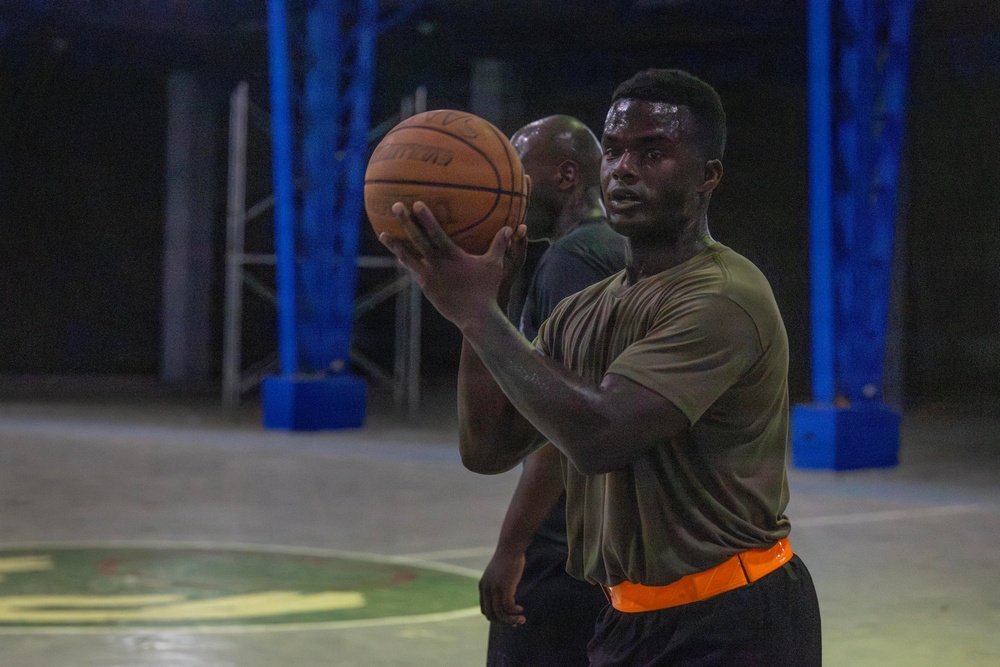 Salaknib 2026: Task Force Saber and Philippine Army play in basketball tournament