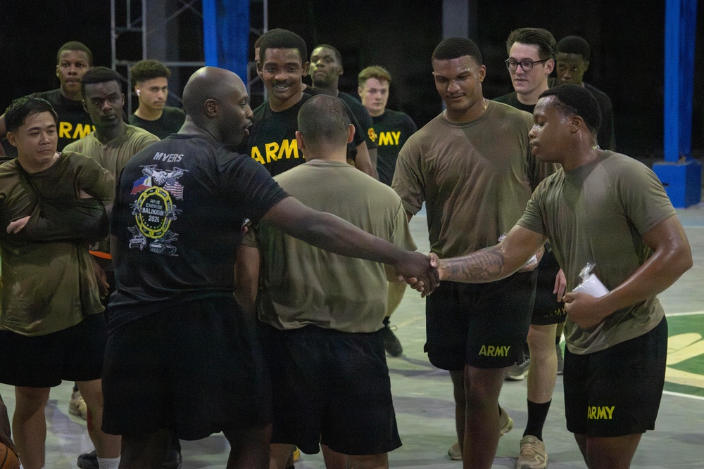 Salaknib 2026: Task Force Saber and Philippine Army play in basketball tournament