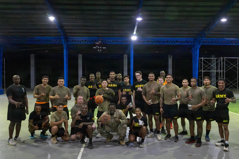 Salaknib 2026: Task Force Saber and Philippine Army play in basketball tournament