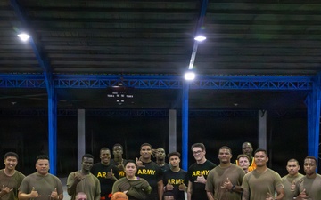 Salaknib 2026: Task Force Saber and Philippine Army play in basketball tournament