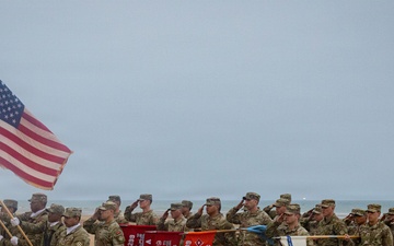 299 BEB Omaha Beach Casing Ceremony